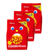 Tohato Caramel Corn Puffs With Peanuts 70g 3 Packs